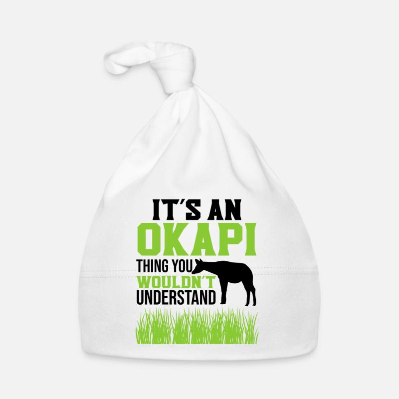 C'est un okapi Bonnet bio Bébé