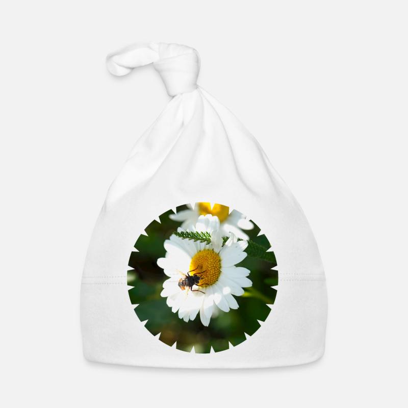 Insects depend on flowers and vice versa Organic Baby Cap