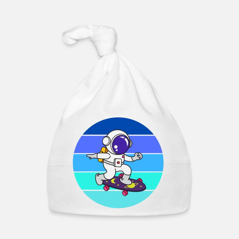 Spaceman, astronaut, rocket Organic Baby Cap