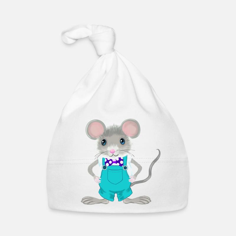 mignonne et élégante petite souris Bonnet bio Bébé