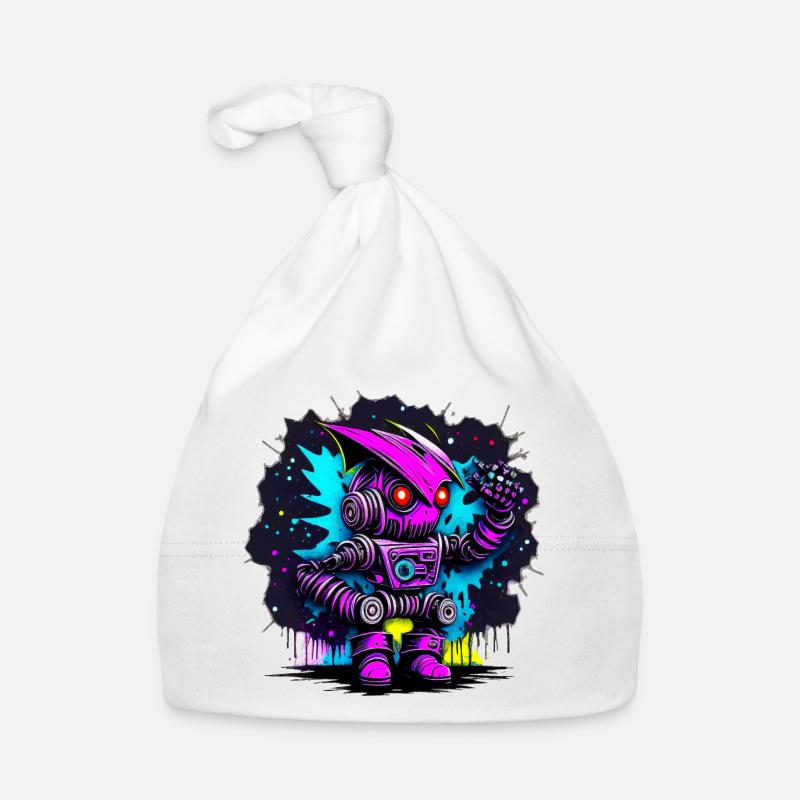 Evil Robot Série 009 Bonnet bio Bébé