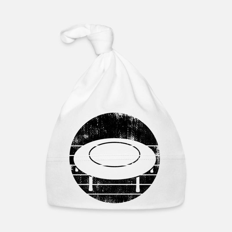 Trampoline drawing Organic Baby Cap