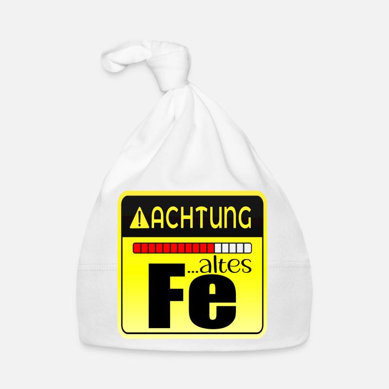 Geburtstagsgeschenk - Eisen Chemische Elemente Baby Bio-Mütze