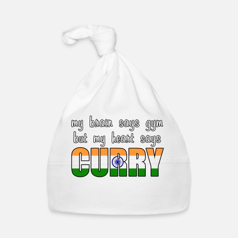 My heart says Curry Baby Bio-Mütze