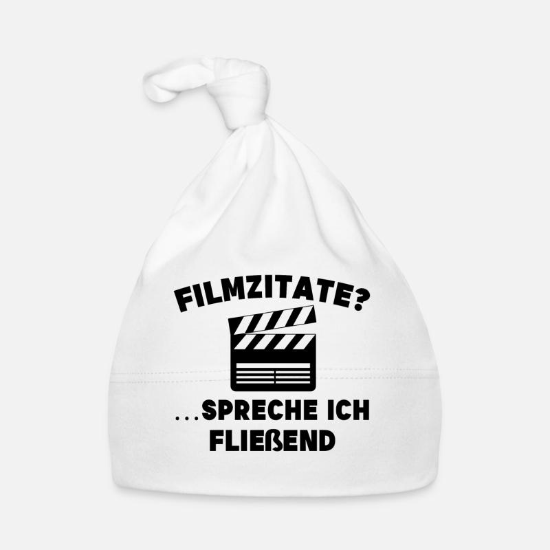 Movies Streaming Statement Binge Watching Cineast Baby Bio-Mütze