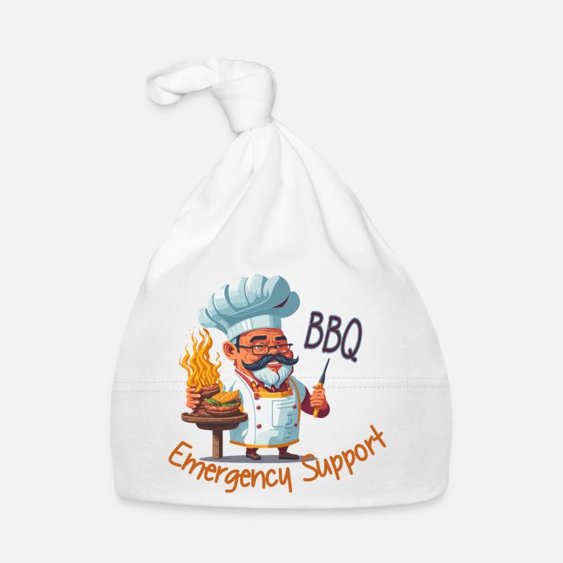 BBQ Emergency Support Organic Baby Cap