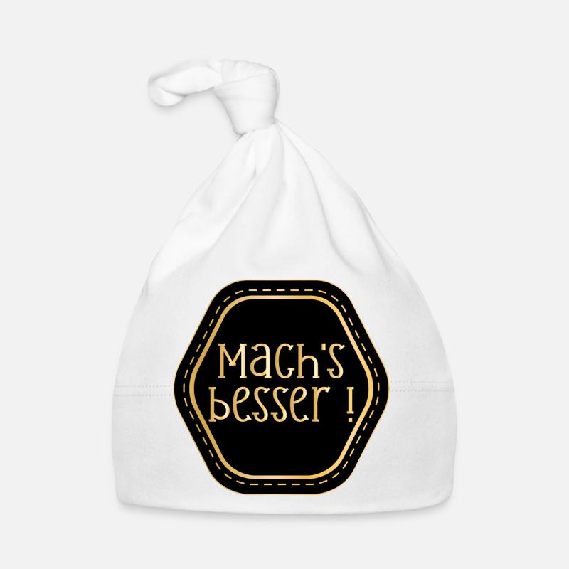 LOBEN KOMPLIMENTE - MACHE ES BESSER Baby Bio-Mütze