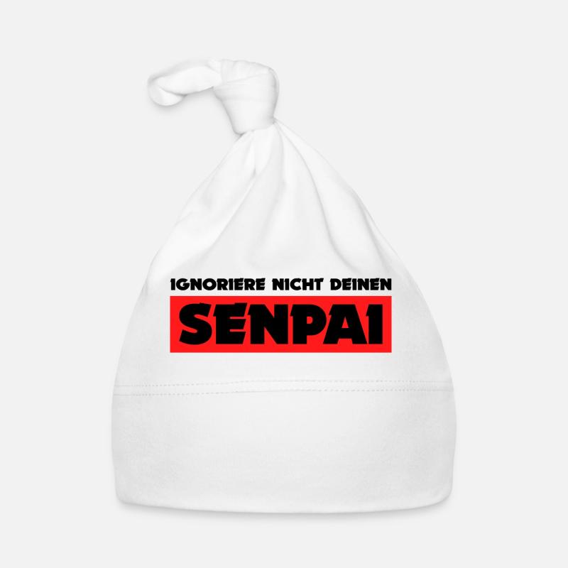 Senpai Statement Mangastyle Anime Japan Comic Baby Bio-Mütze