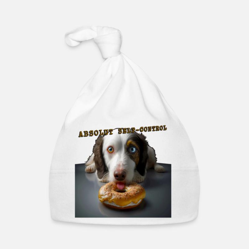 Absolut Selbstkontrollhund 01 Baby Bio-Mütze