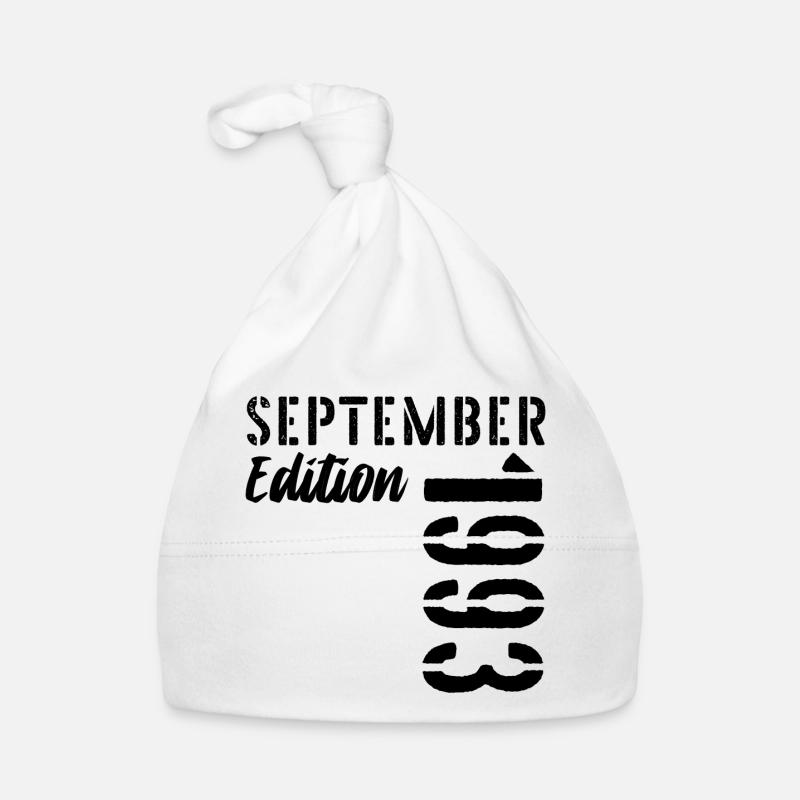 33e anniversaire Septembre 1993 - 33 ans Bonnet bio Bébé