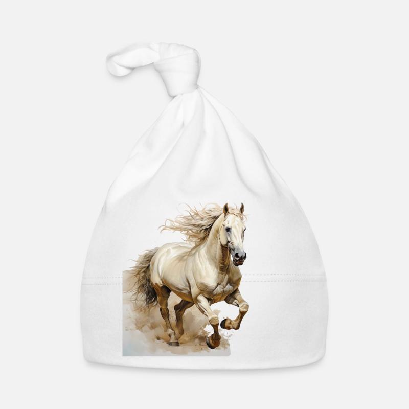 Bond between man and horse Organic Baby Cap