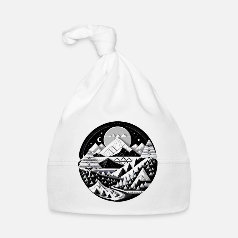 The Mountains 01 Baby Bio-Mütze