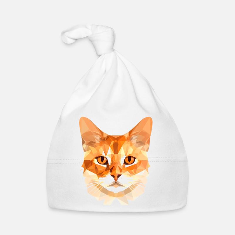 Polygon Cat Baby Bio-Mütze