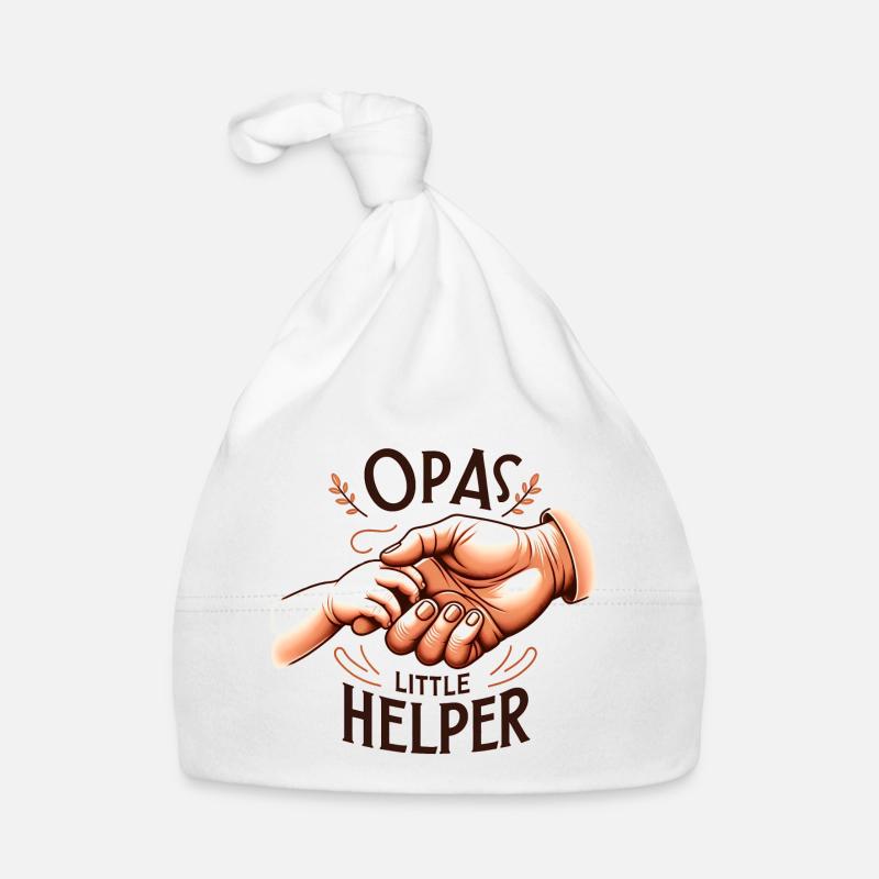 Grandpa's Little Helper Organic Baby Cap