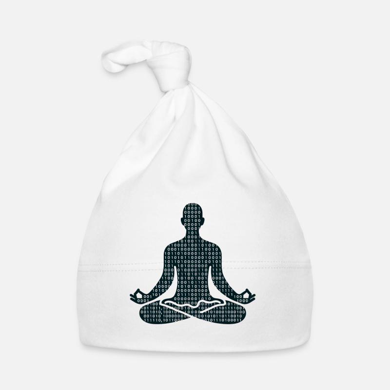 Meditative Pose Organic Baby Cap
