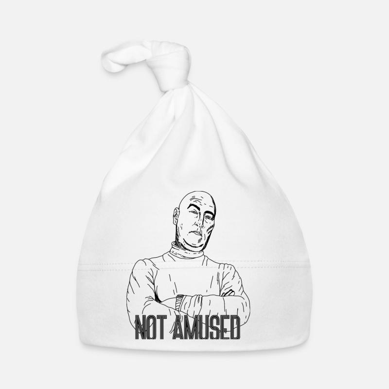 Pas amusé – Déclaration sarcastique Bonnet bio Bébé