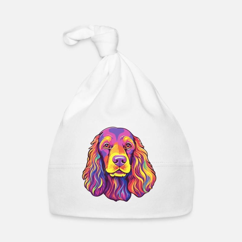 Boykin Spaniel Hunderasse Cartoon Kawaii Illustrati Baby Bio-Mütze
