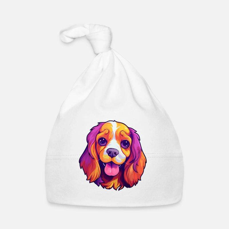 Cavalier King Charles Spaniel Hunderasse Cartoon Ka Baby Bio-Mütze