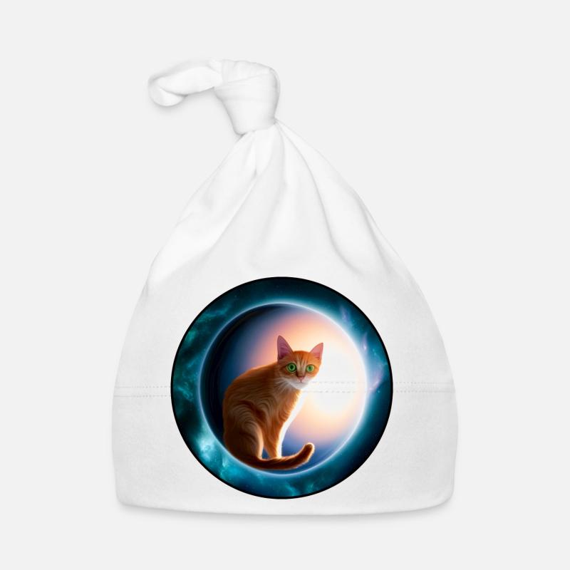 Katzen im kosmischen Orbit Baby Bio-Mütze
