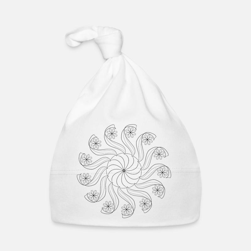 Mandala Karusell Baby Bio-Mütze