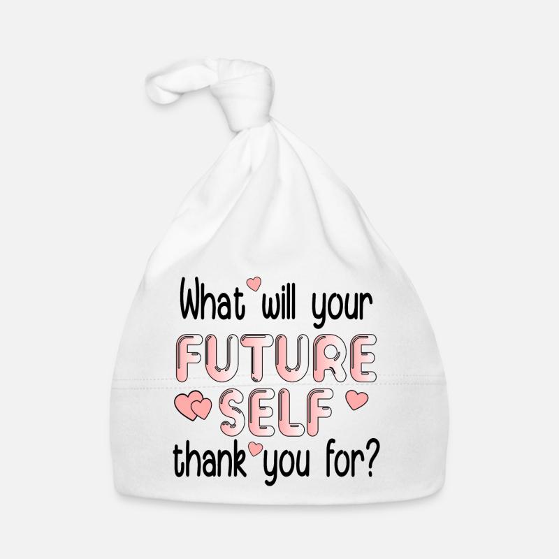 QUESTION FUTURE SELF QUOTE Organic Baby Cap