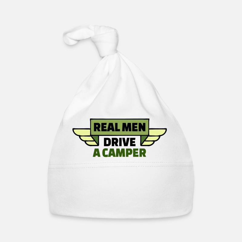Camper Camping Déclaration Wanderer Vacances en camping-car Bonnet bio Bébé