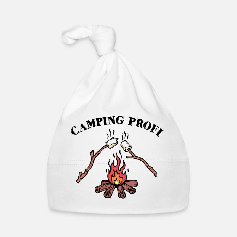 Camping, Campfire, Statement, Hiker, Campsite Organic Baby Cap