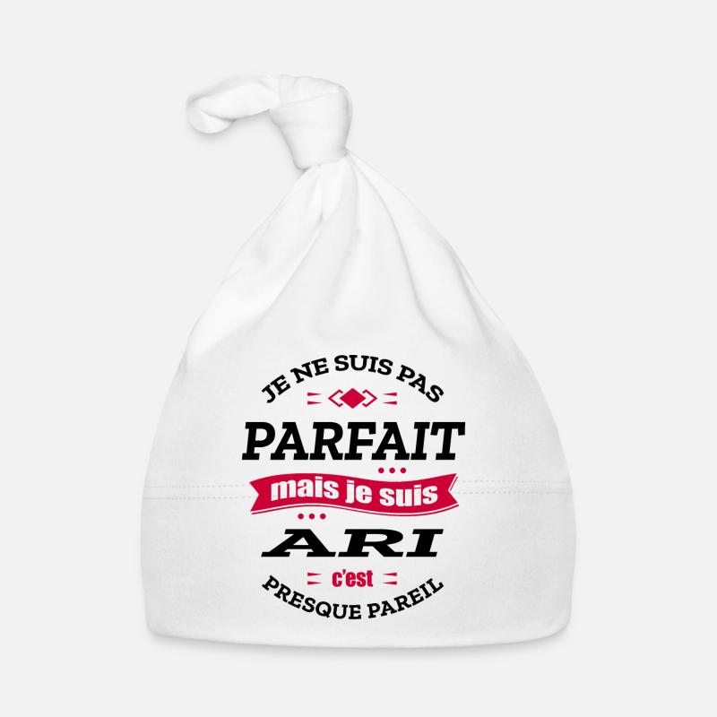 ARI PARFAIT - PRENOM ARI Bonnet bio Bébé