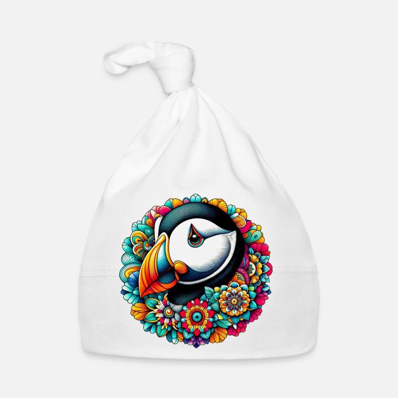 Macareux Bonnet bio Bébé