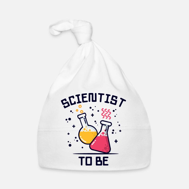 Workaholic Scientist Statement Profession Career Organic Baby Cap