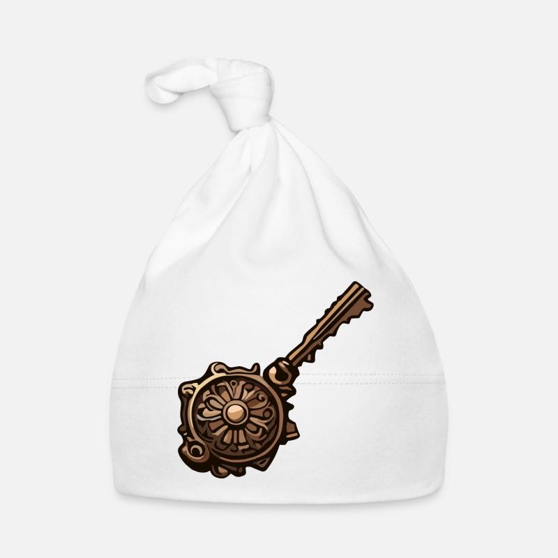 Key / Lock / Locked / Security Organic Baby Cap