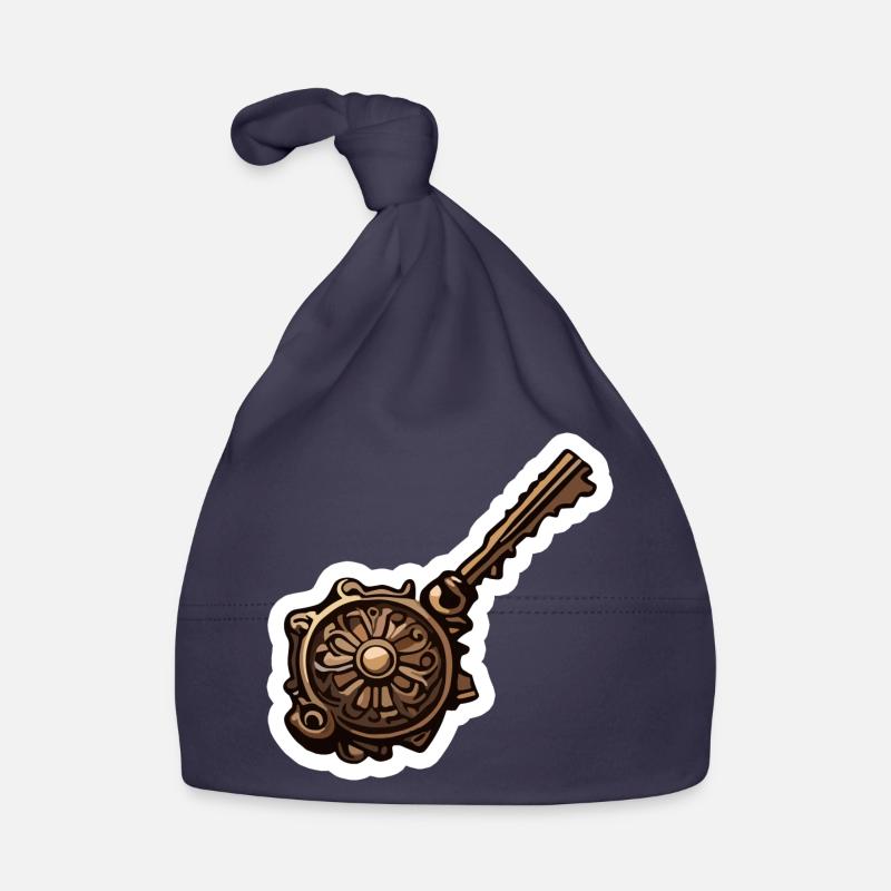 Key / Lock / Locked / Security Organic Baby Cap