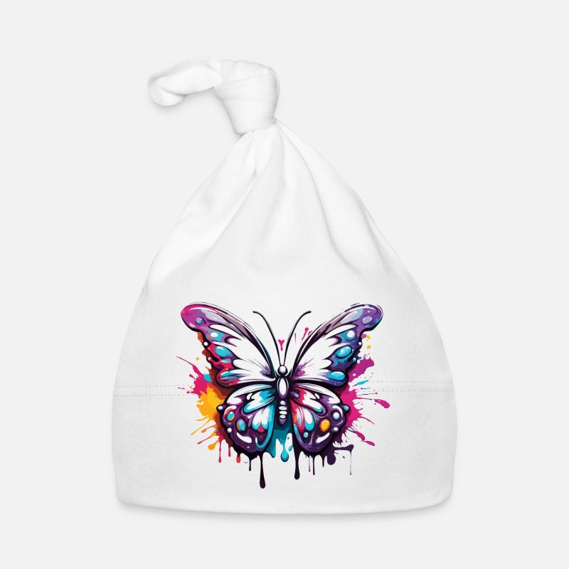 Butterfly / Animal / Insect / Flying / Summer Organic Baby Cap