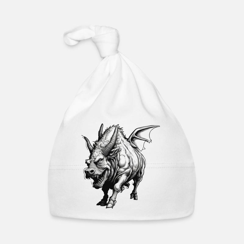 Stier / Bulle / Tier / Hörner / Stierkampf Baby Bio-Mütze