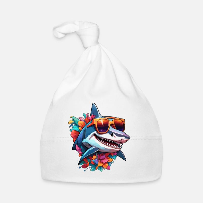 Requin / Faune / Sous-marin / Mer / Océan Bonnet bio Bébé