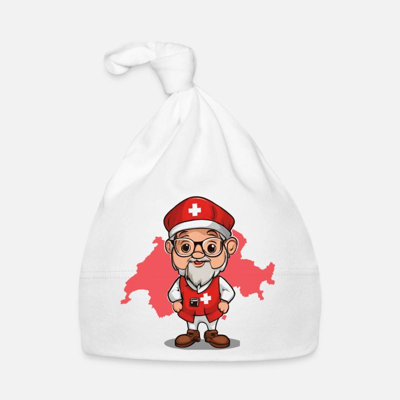 Schweiz, ich bin Schweizer, Schweizer Stolz Baby Bio-Mütze