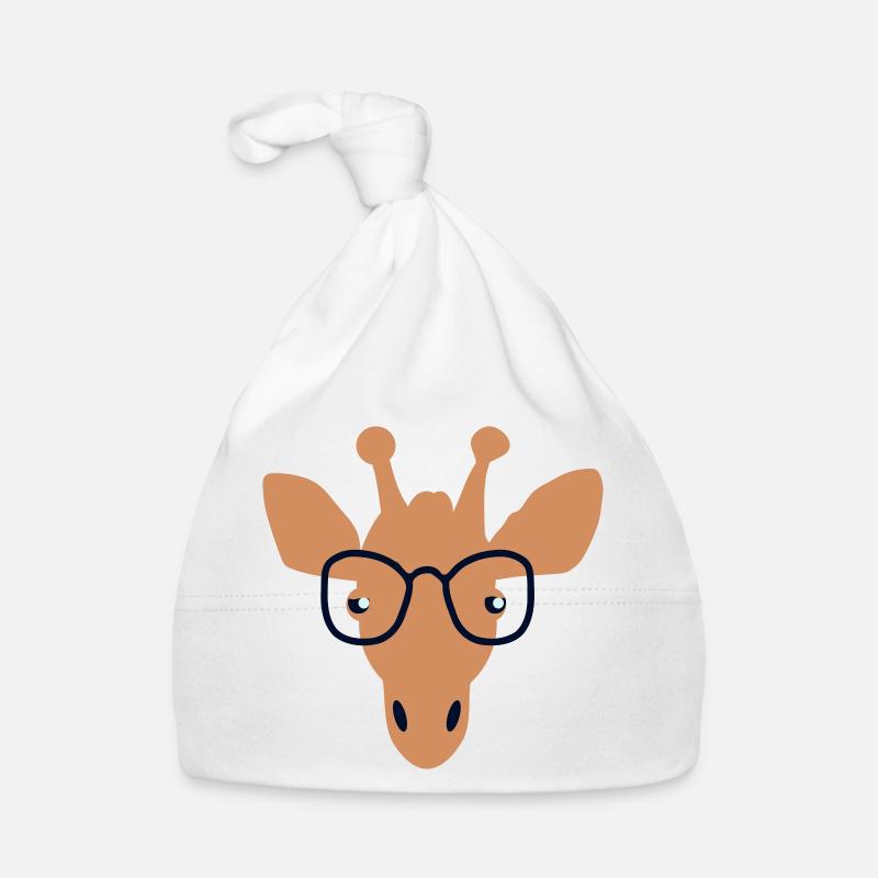 Giraffe with a view Organic Baby Cap