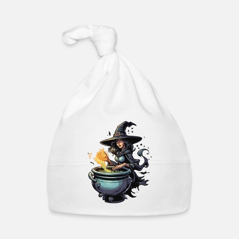 Sorcière / Magie / Rituel de sorcière / Conte de fées / Sort Bonnet bio Bébé