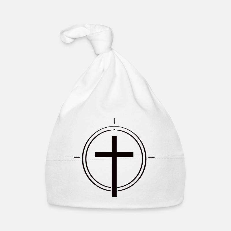 Simplement chrétien – Croix de la foi Bonnet bio Bébé