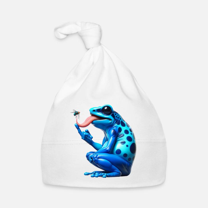 Grenouille empoisonnée Bonnet bio Bébé