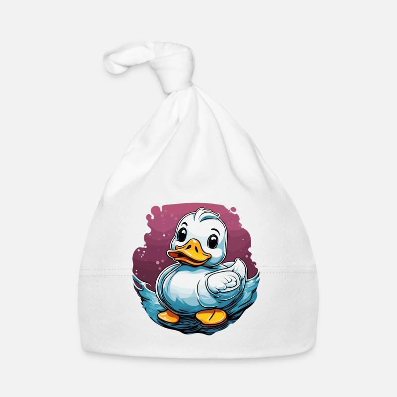 Canard en caoutchouc / canard en caoutchouc / eau / baignoire Bonnet bio Bébé