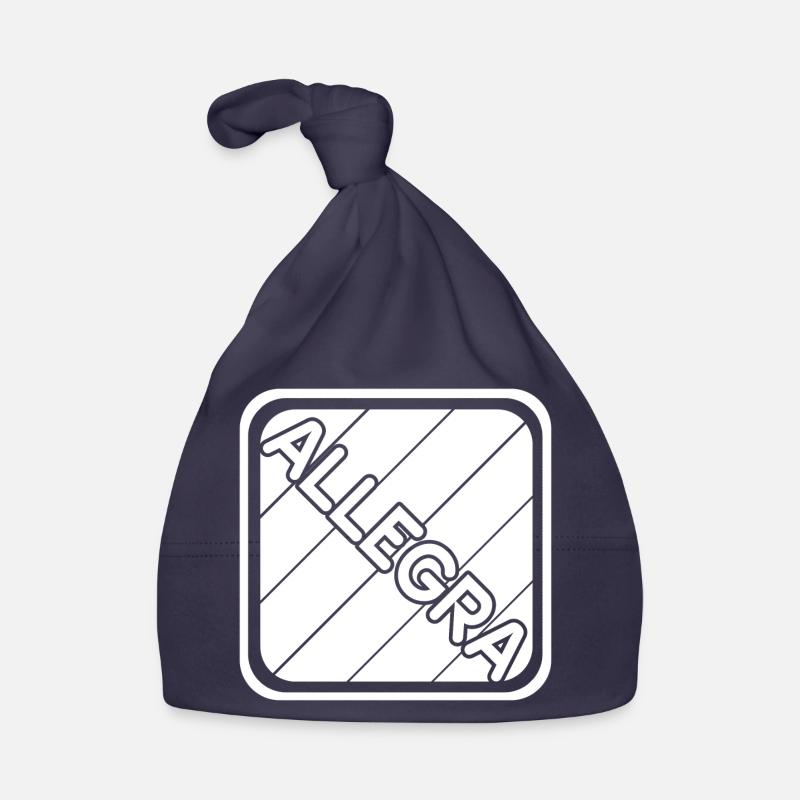 Mädchenname Allegra Baby Bio-Mütze