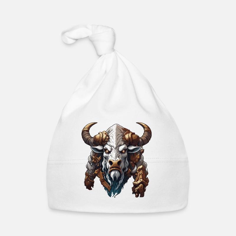 Minotaur / Greek Mythology / Creature Organic Baby Cap
