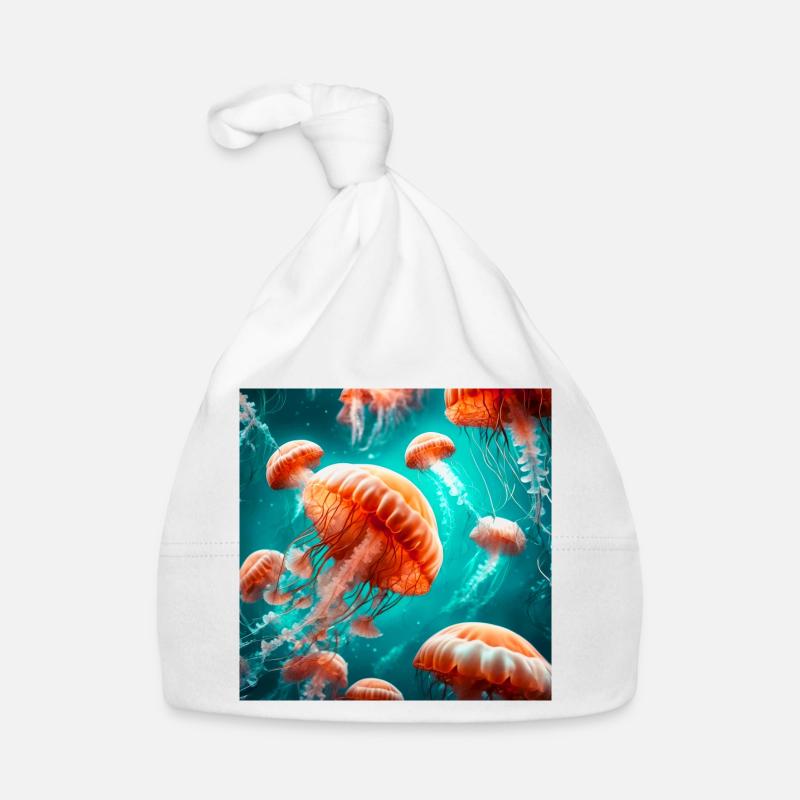 Jellyfish Organic Baby Cap