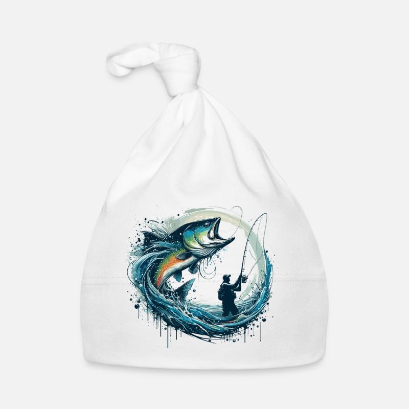 Cadeau dynamique de pêche Bonnet bio Bébé