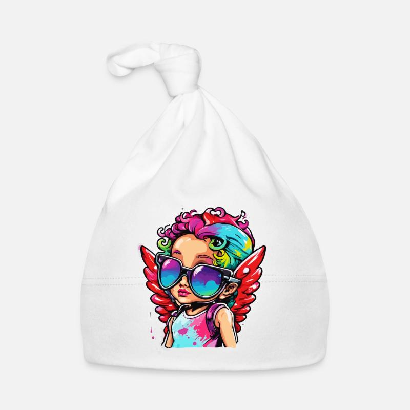 Cupidon / Amour / Flèche / Coeur / Saint Valentin Bonnet bio Bébé