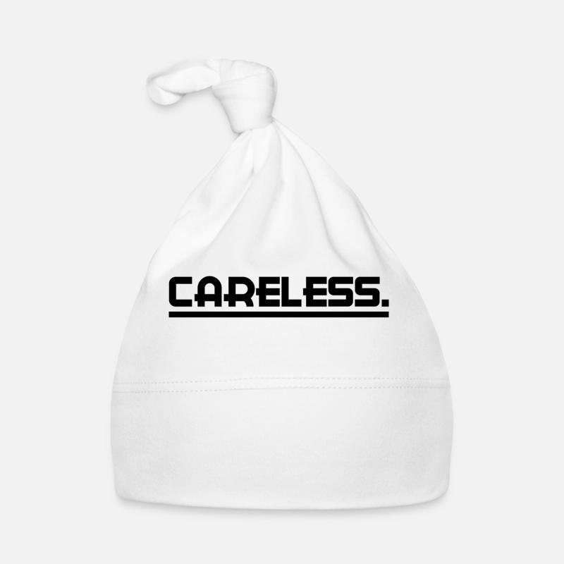 I don't care statement attitude indifferent Organic Baby Cap