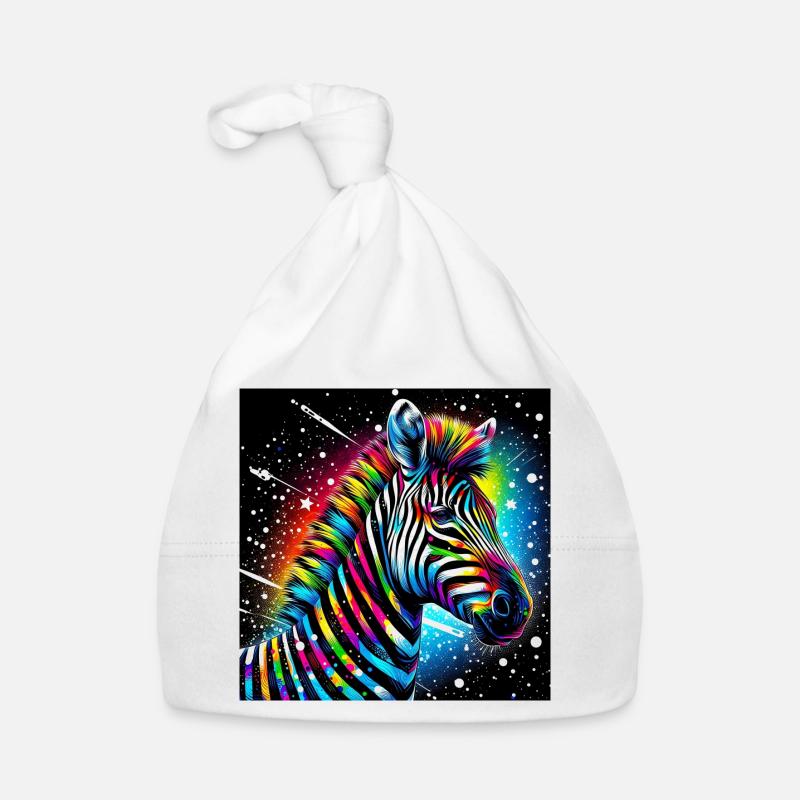 Zebra Baby Bio-Mütze