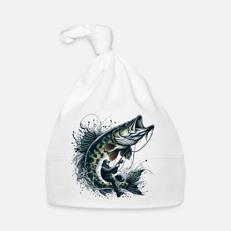 Cadeau de pêche Pike Bonnet bio Bébé