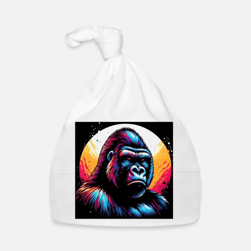 Gorilla Baby Bio-Mütze